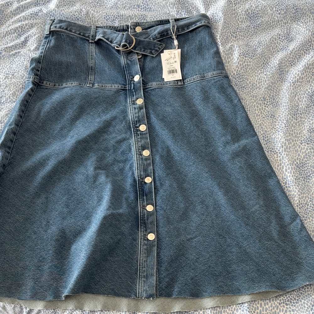 Rails A-Line Skirt in Medium Blue 30